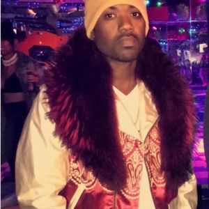 COPY - Mens leather and  fox collar leather custom jacket. Made for singer Ray …